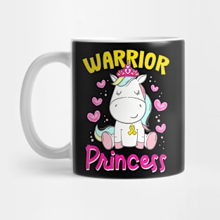 Childhood Cancer Awareness Unicorn  Princess Mug